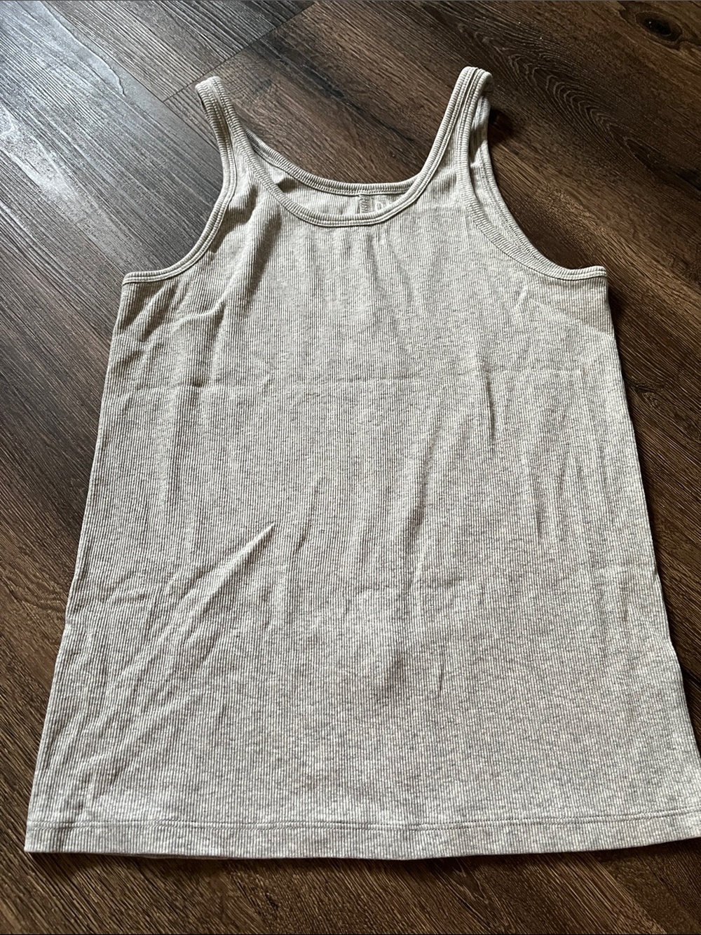 Quince  organic cotton Ribbed Scoop Neck Tank
